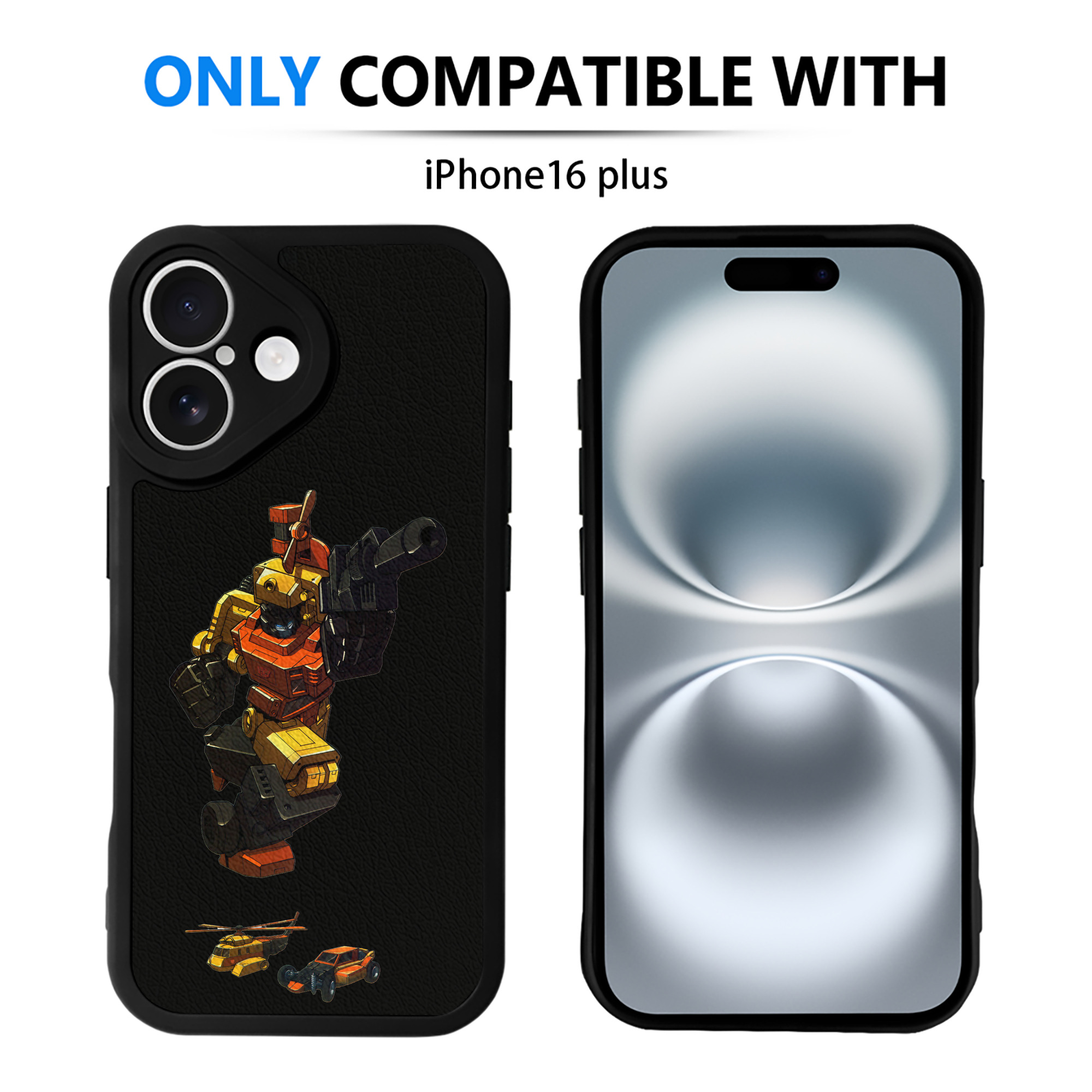 （画像用）  【iPhone 16シリーズ対応】シリコンスマホケース（レザー調） 材質：シリコン